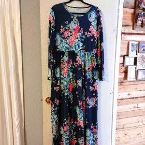 XL floral dress